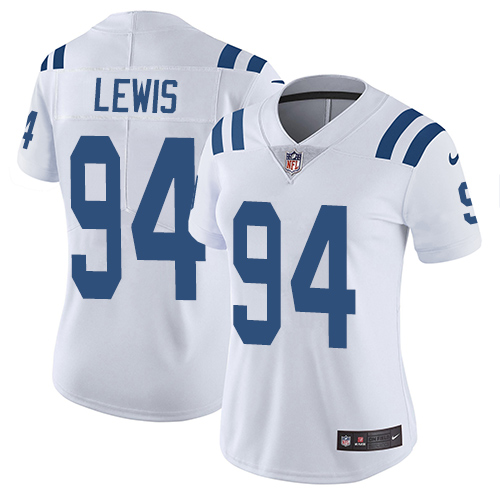 Indianapolis Colts #94 Limited Tyquan Lewis White Nike NFL Road Women Vapor Untouchable jerseys->indianapolis colts->NFL Jersey